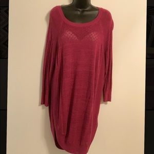 Plus Size Maurices 3/4 Sleeve Tunic like Sweater